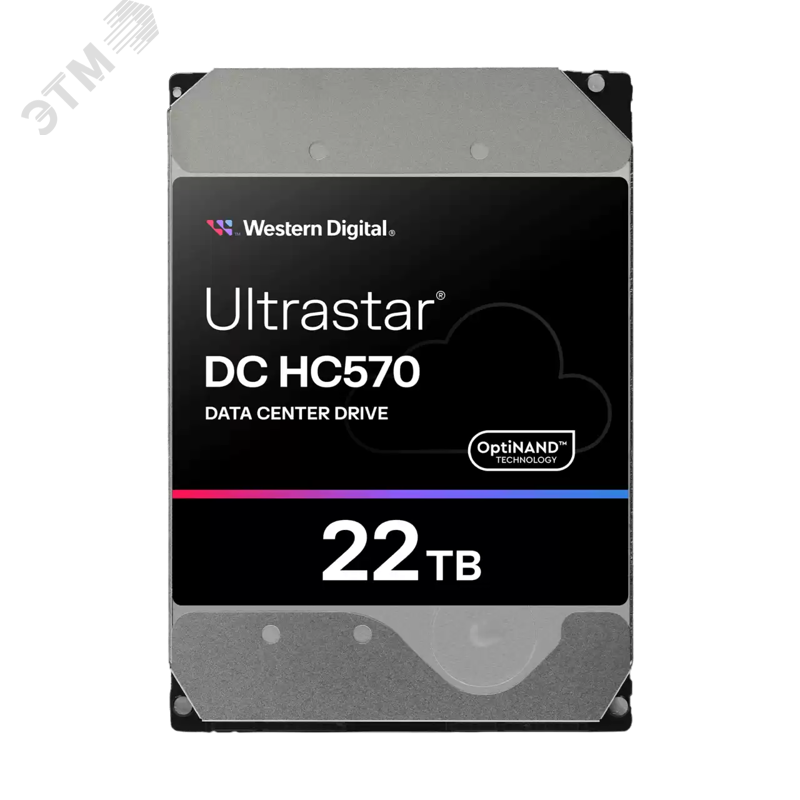 Изображение товара Жесткий диск 22ТБ Ultrastar DC HC580 3.5'', SATA III, 7200 об/мин, 512 МБ (шт)