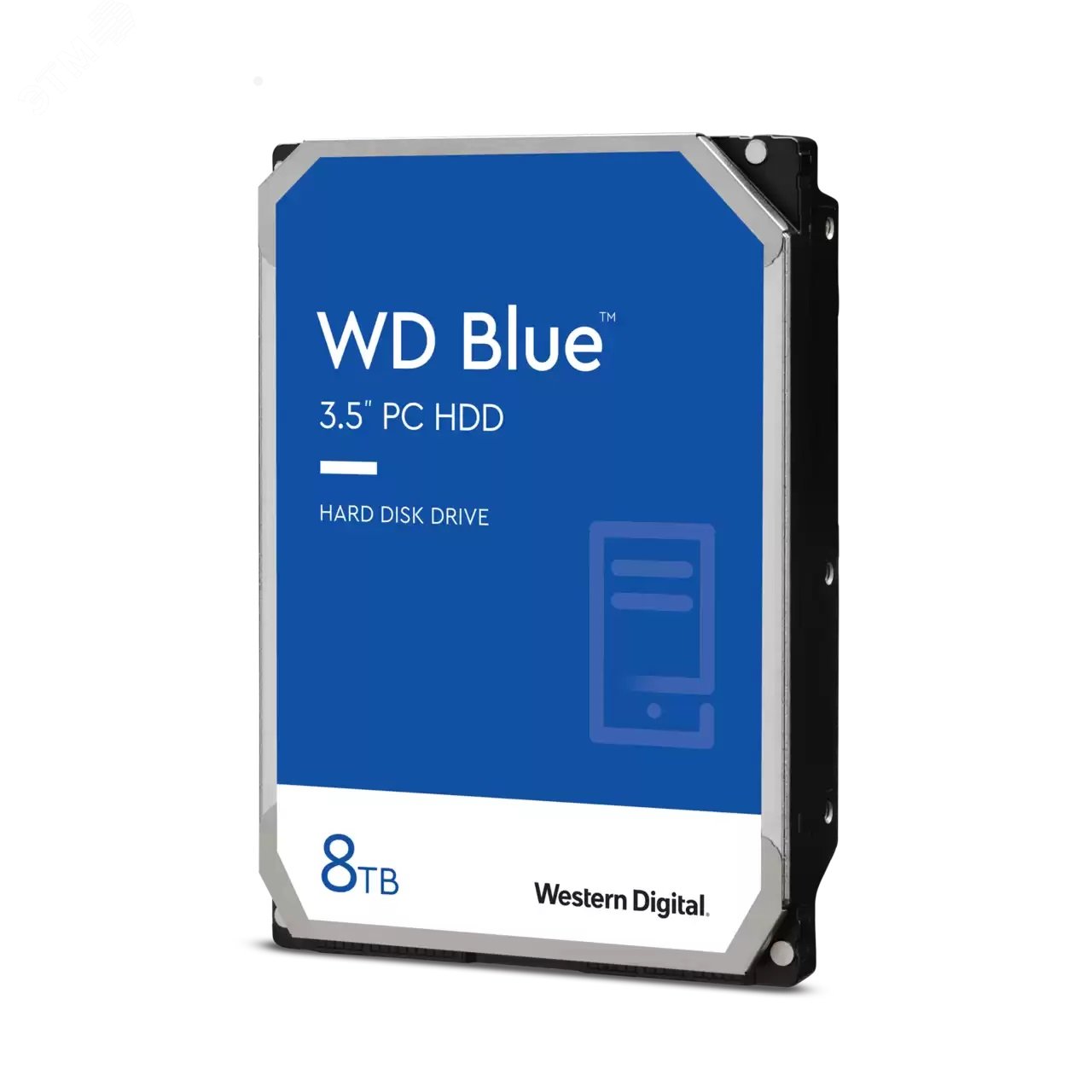 Жесткий диск Western Digital Blue WD80EAZZ 8TB, 3.5'', SATAIII, 7200 об/мин, 128 МБ WD80EAZZ Western Digital