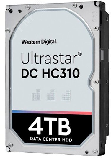 Жесткий диск 4TB Ultrastar 3.5'', SATAIII, 7200 об/мин, 256 МБ HUS726T4TALE6L4 Western Digital