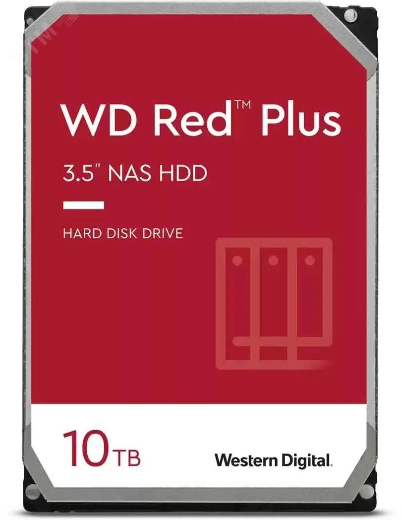Изображение товара Жесткий диск WD 10TB Red Plus 3.5 SATAIII для NAS и хранения данных