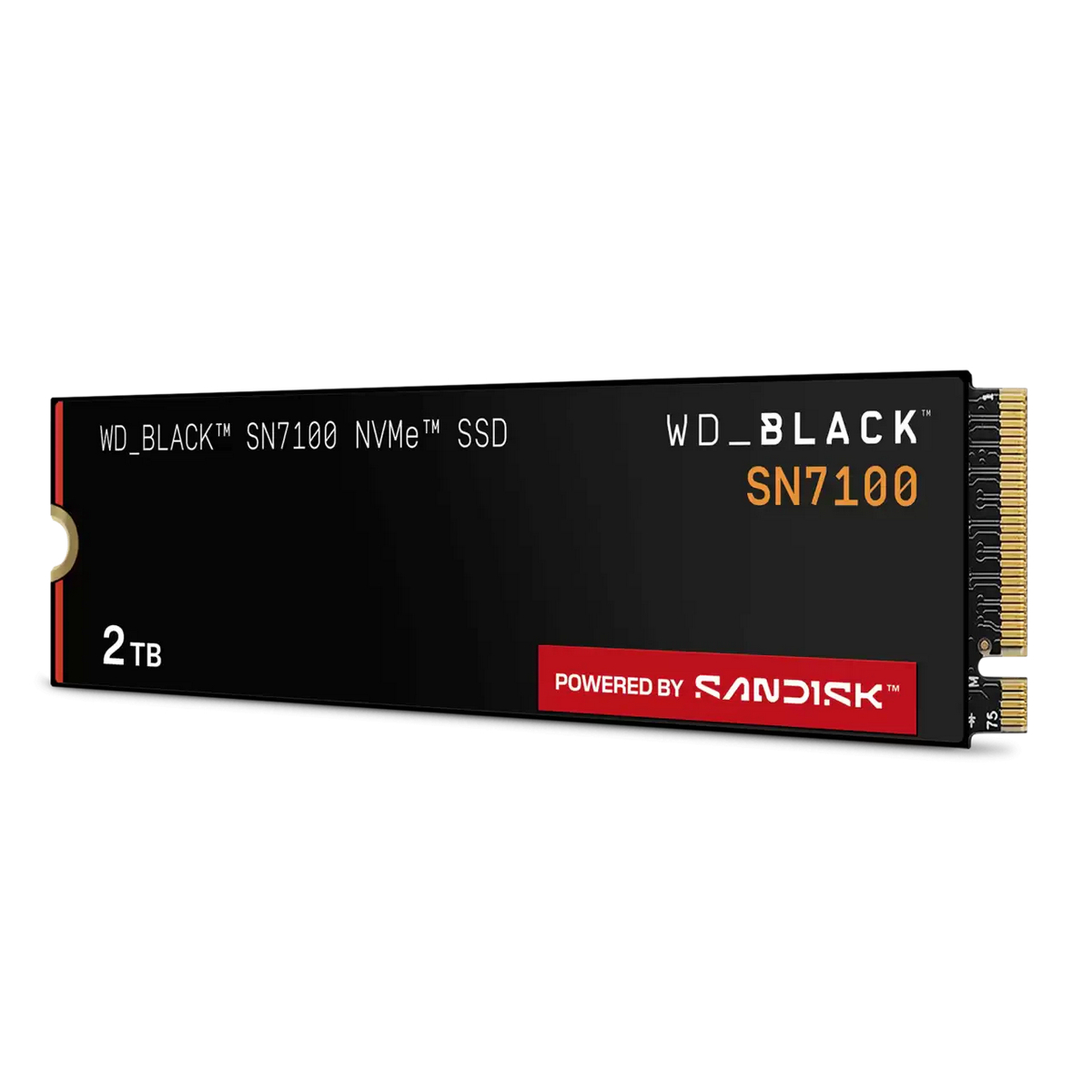 Накопитель SSD М.2 2280 2ТБ Black SN7100, PCIe 4.0x4, 3D TLC NAND, 7250/6900 МБ/с