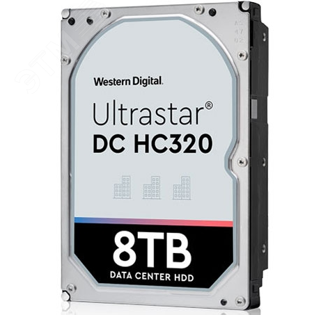 Жесткий диск 8TB Ultrastar 3.5'', SATAIII, 7200 об/мин, 256 МБ HUS728T8TALE6L4 Western Digital