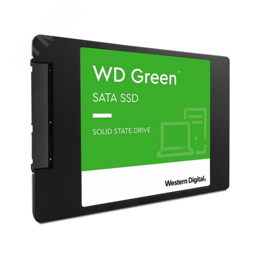 Изображение товара Накопитель SSD 2.5'', 1ТБ, WD Green, SATAIII, 545/465 МБ/с (шт)