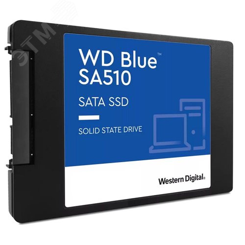 Изображение товара Накопитель SSD 2.5'' 1ТБ Blue, SATAIII, 3D NAND TLC, 560/530 МБ/с (шт)