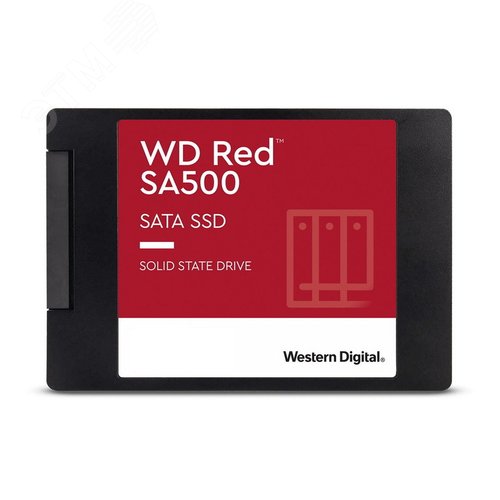 Изображение товара Накопитель SSD 2.5'', 2ТБ, WD Red SA500, SATAIII, 560/530 МБ/с (шт)
