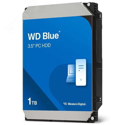Изображение товара Жесткий диск 1TB Blue 3.5'', SATAIII, 5400 об/мин, 64 МБ (шт)