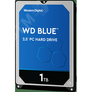 Жесткий диск Western Digital Blue WD10SPZX 1TB, 2.5'', SATAIII, 5400 об/мин, 128 МБ