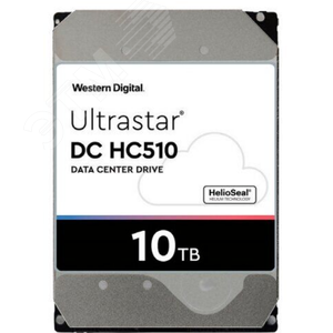 Жесткий диск Western Digital Ultrastar HUH721010ALE600 10TB, 3.5'', SATAIII, 7200 об/мин, 256 МБ