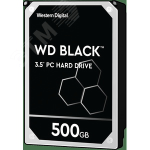 Жесткий диск 500GB Caviar Black 3.5'', SATAIII, 7200 об/мин, 64 МБ WD5003AZEX Western Digital