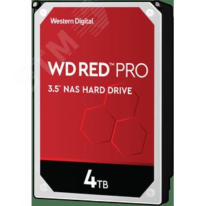 Жесткий диск Western Digital Red Pro WD4003FFBX 4TB, 3.5'', SATAIII, 7200 об/мин, 256 МБ