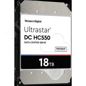 Жесткий диск Western Digital Ultrastar WUH721818ALN604 18TB, 3.5'', SATAIII, 7200 об/мин, 512 МБ