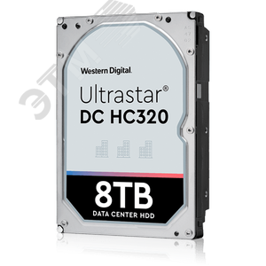 Жесткий диск 8TB Ultrastar 3.5'', SAS, 7200 об/мин, 256 МБ HUS728T8TAL5204 Western Digital