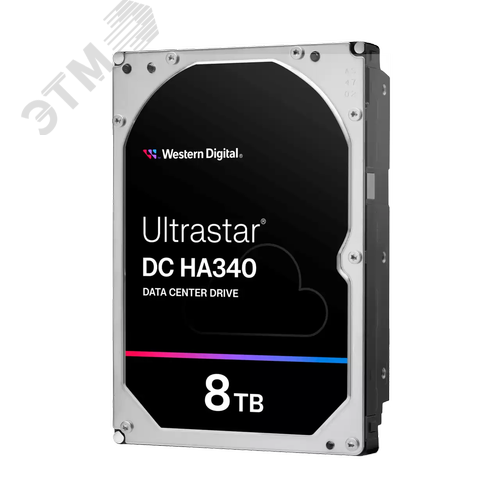 Изображение товара Жесткий диск 3.5'' 8 ТБ Ultrastar DC HA340, SATAIII, 7200 об/мин, 256 МБ (шт)