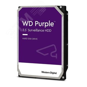 Жесткий диск 4TB Purple 3.5'', SATAIII, 5400 об/мин, 256 МБ WD43PURZ Western Digital