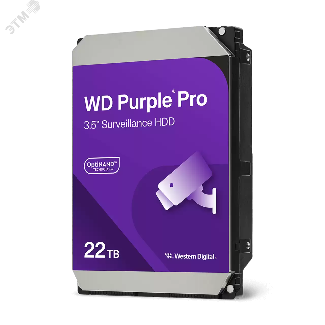 Изображение товара Жесткий диск 22TB Purple для видеонаблюдения от Western Digital
