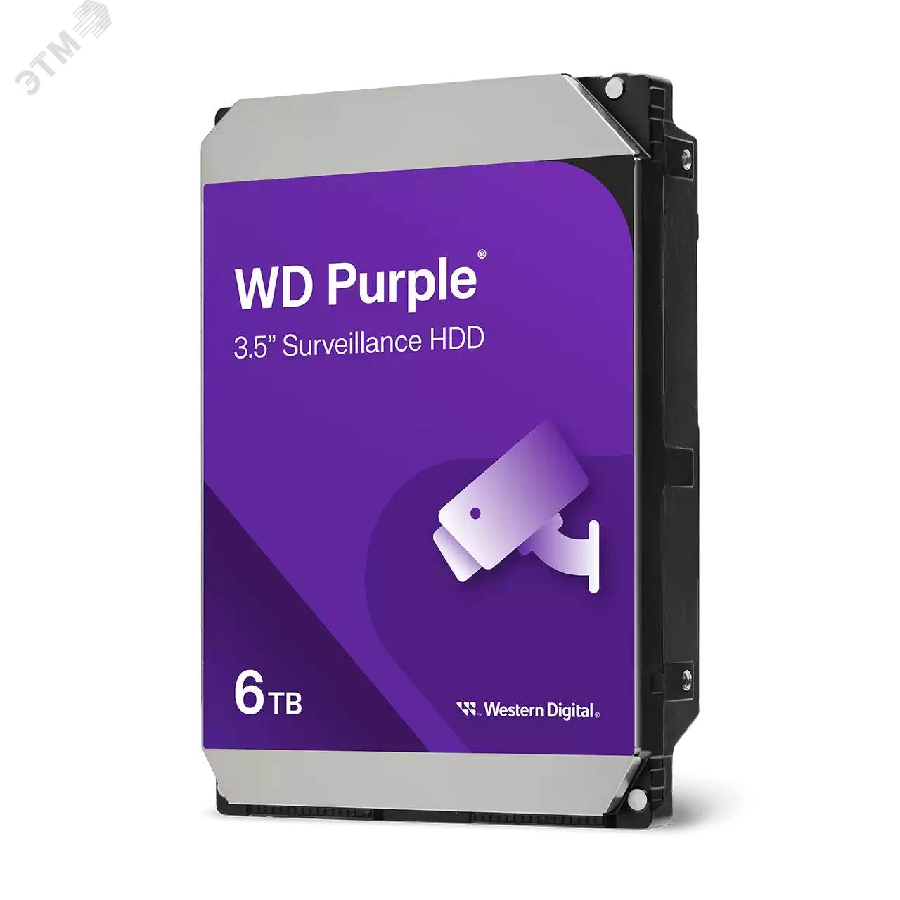 Изображение товара Жесткий диск 6TB Purple 3.5'' SATAIII 5400 об/мин 256МБ для видеонаблюдения