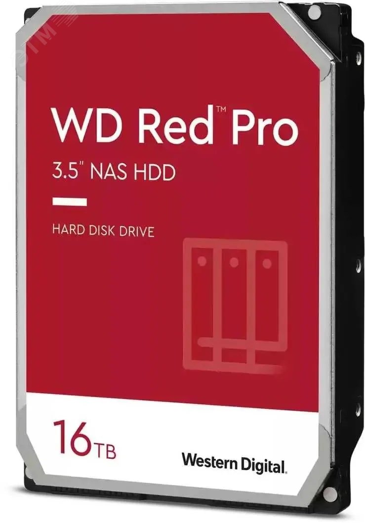 Изображение товара Жесткий диск 16TB Red Pro 3.5 SATA III 7200 об/мин 512 МБ