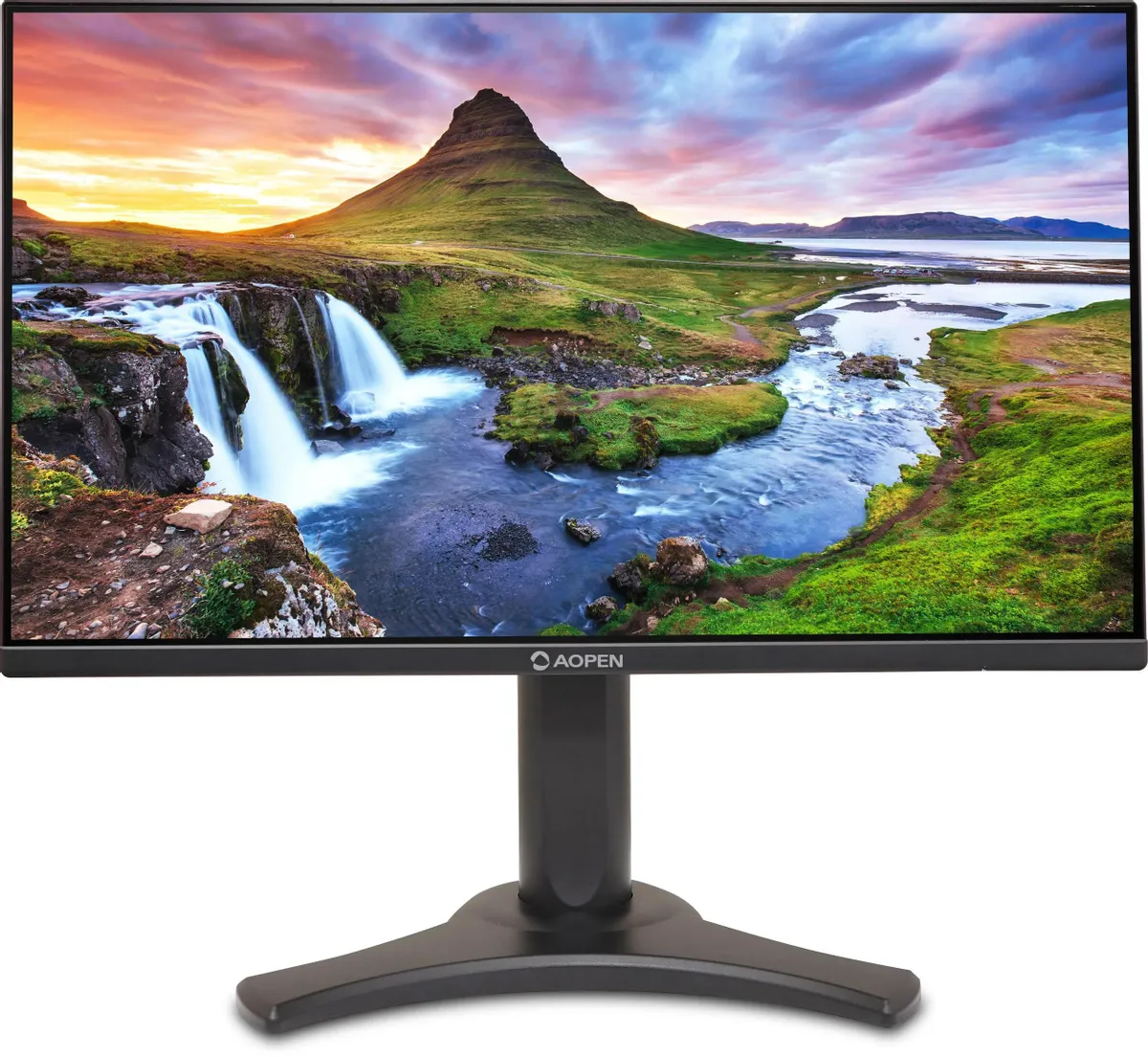 Изображение товара Монитор для ПК 27'' Aopen 27CL2Ebmirx, IPS, 1920x1080, 5ms, 250cd, 100Hz, 1xVGA, 1xHDMI(1.4), Audio in/out, Speakers 2Wx2, FreeSync, hadj 110, черный (шт)