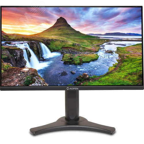 Изображение товара Монитор для ПК 27'' Aopen 27CL2Ebmirx, IPS, 1920x1080, 5ms, 250cd, 100Hz, 1xVGA, 1xHDMI(1.4), Audio in/out, Speakers 2Wx2, FreeSync, hadj 110, черный (шт)