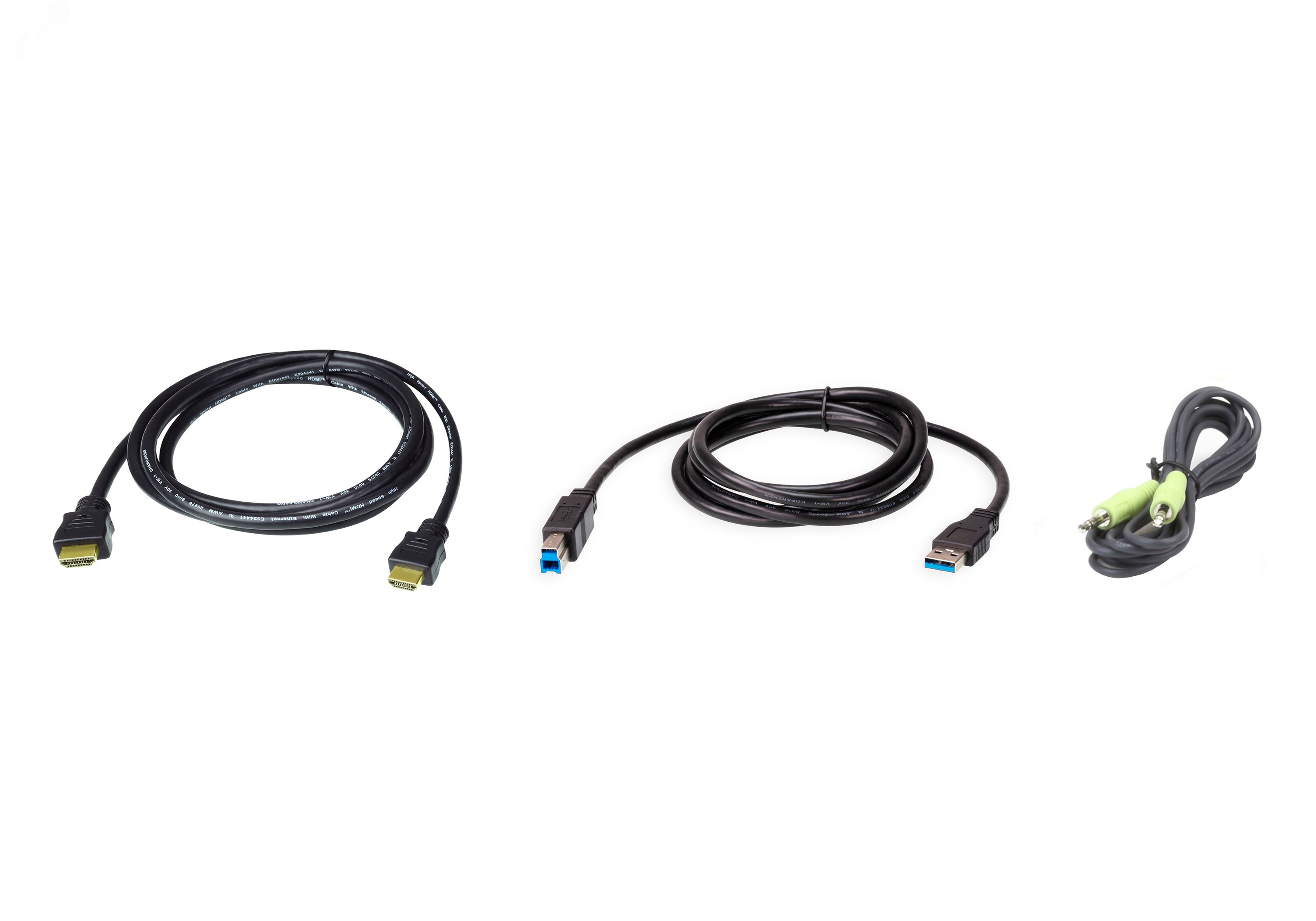 Изображение товара Комплект кабелей USB, HDMI для KVM-переключателя, 1.8м. (шт)