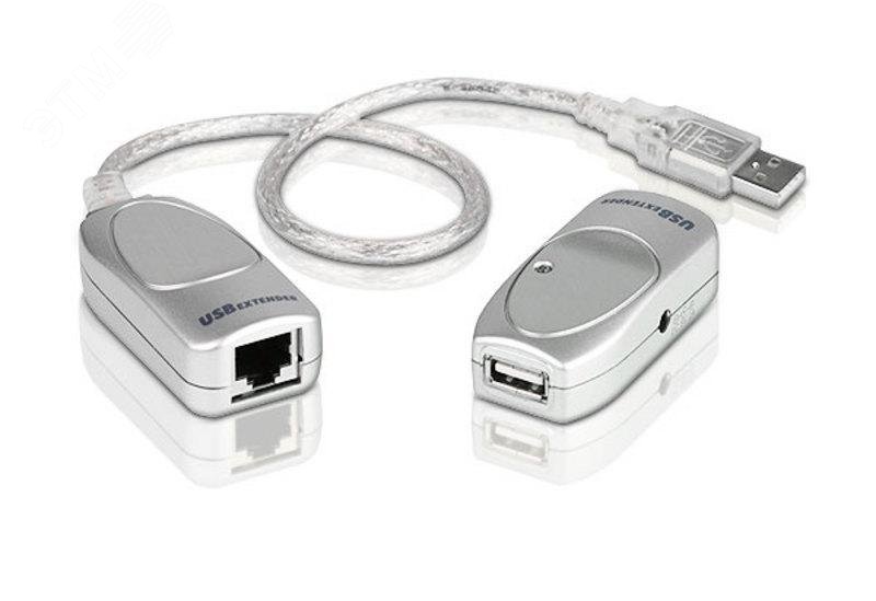 Изображение товара Удлинитель USB 60 метров, 1 порт, USB 1.1, RJ45 (шт)