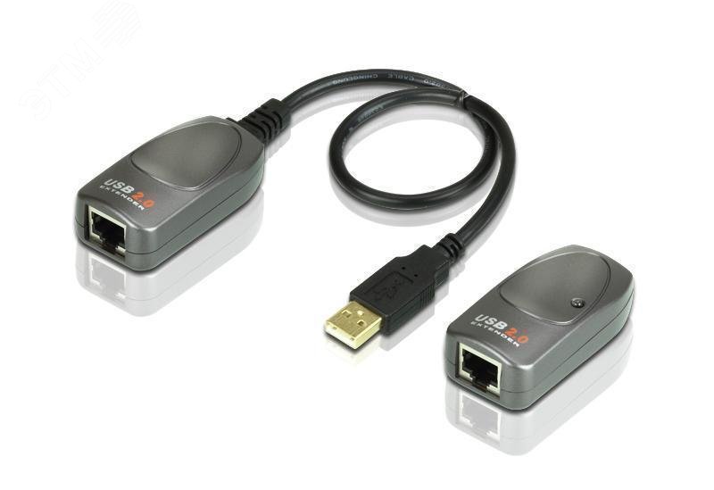 Изображение товара Удлинитель USB 60 метров, 1 порт, USB 2.0, RJ45 (шт)