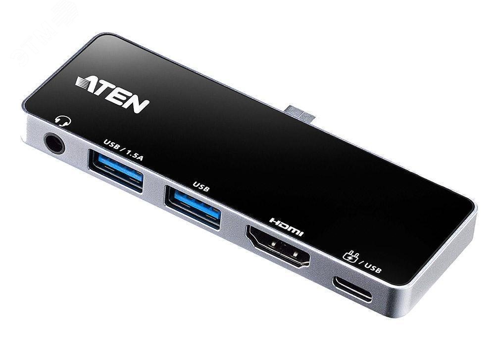 Изображение товара Док-станция USB 5 портов, HDMI, USB, USB-C, аудио, 3840 x 2160 (шт)