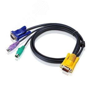 Изображение товара Кабель KVM VGA, PS/2, 6 м. (шт)