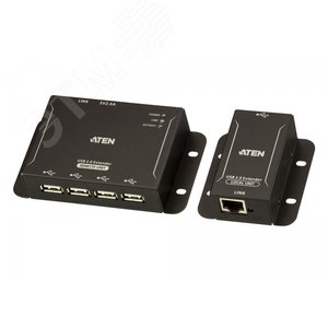 Изображение товара Удлинитель USB 50 метров, 4 порта, USB 2.0, RJ45 (шт)
