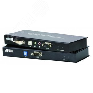 Удлинитель KVM 150 метров, DVI-D, USB, аудио, 1920 x 1200 артикул CE620 ...