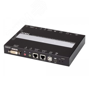 Переключатель KVM IP 1 порт, DVI-D, USB, RS-232, 1920 x 1200