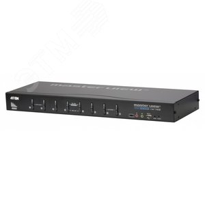 Переключатель KVM 8 портов, VGA, DVI-I, USB, 2048 x 1536