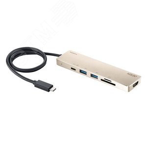 Док-станция USB 6 портов, HDMI, USB, USB-C, SD, 3840 x 2160