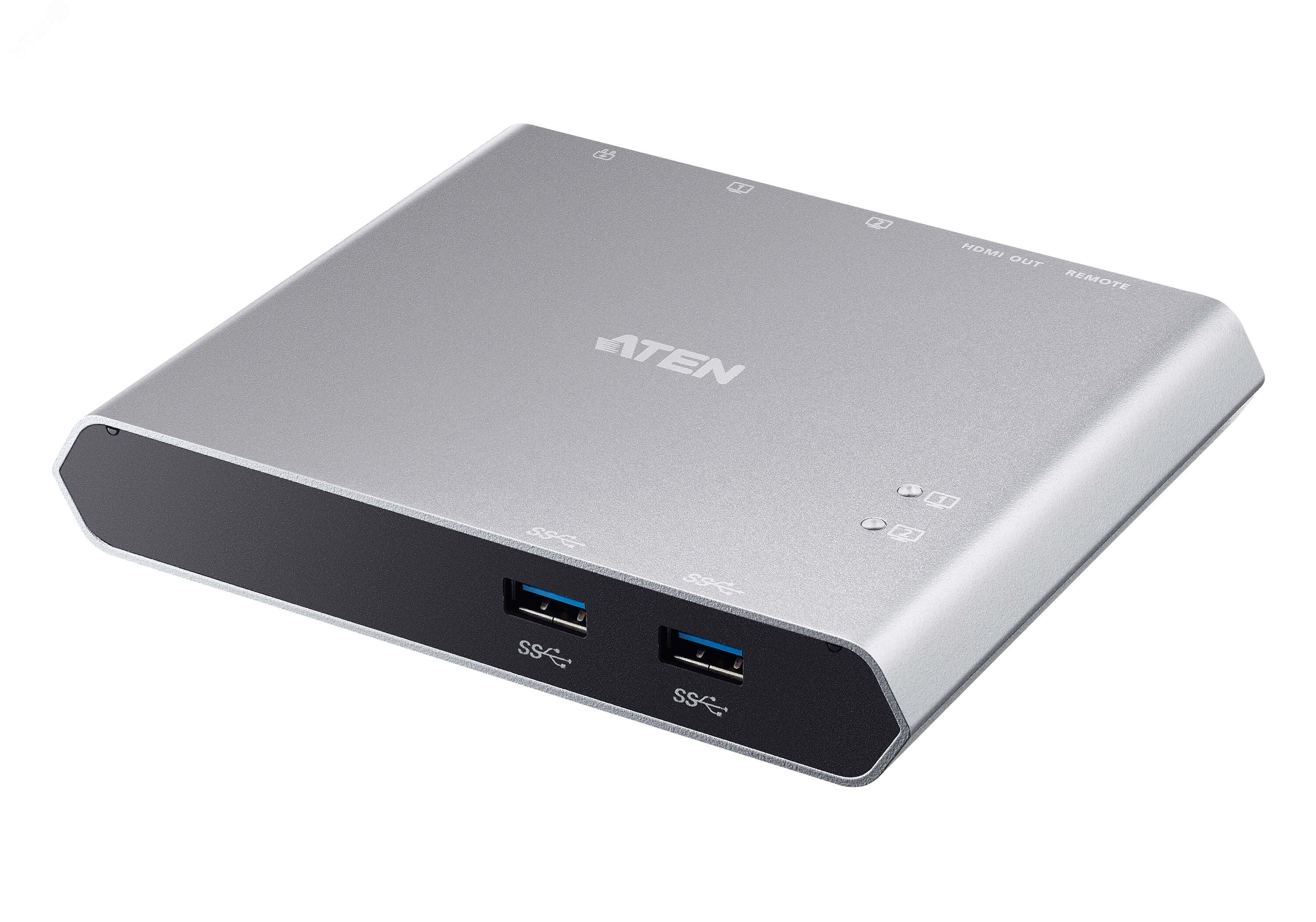 Изображение товара Док-переключатель KVM 2-портовый 4K HDMI USB-C с Power Delivery US3310