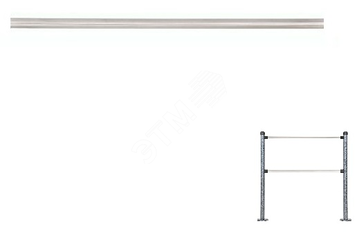 Изображение товара Горизонтальная перемычка ГП 25/1000 ХРОМ от Ростов-Дон