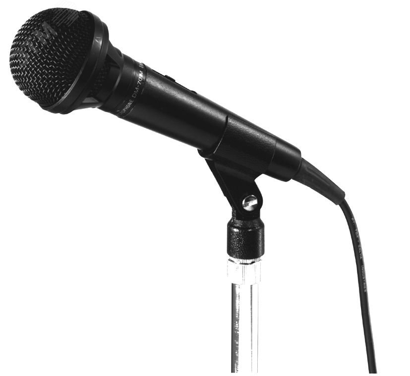 Микрофон динамический для широкого использования, -55 дБВ/600 Ом, 100-12000 Гц DM-1100 TOA