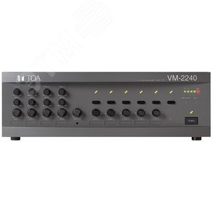 Усилитель серии Venas 5 зон 120Вт 100/70/50В 50Гц-16 кГц THD<1проц 3U VM-2120 ER TOA