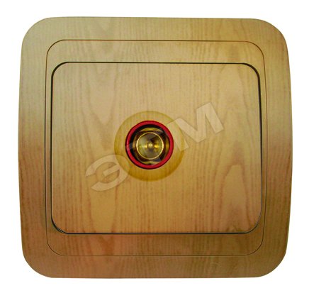 Изображение товара Розетка TV Mimoza N дуб скрытая монтажная серия Рамочная