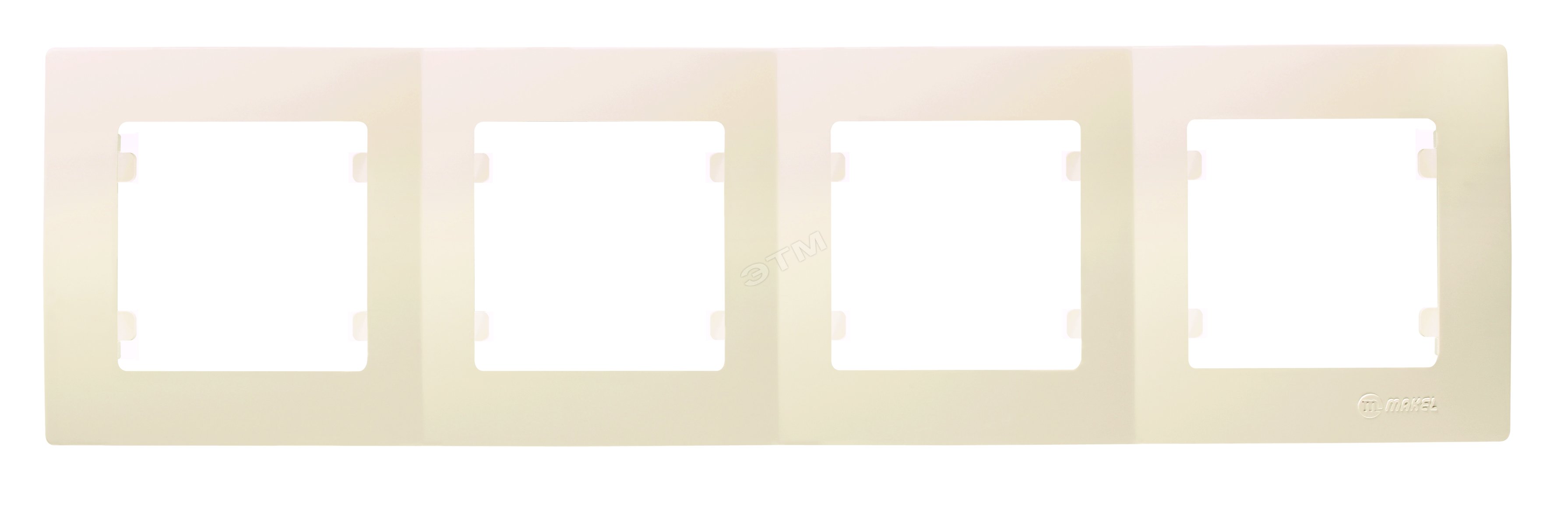 Изображение товара Рамка 4 поста Lillium Kare N кремовая для фотографий и сертификатов