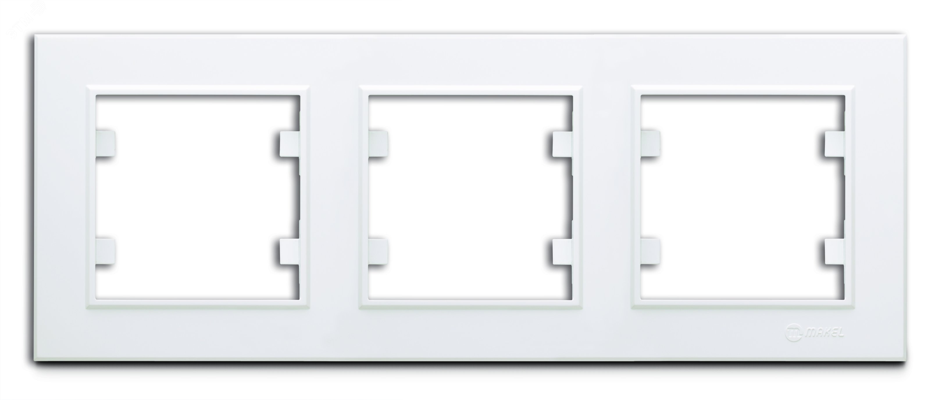 Изображение товара Рамка трехпостовая KAREA горизонтальная белый (шт)