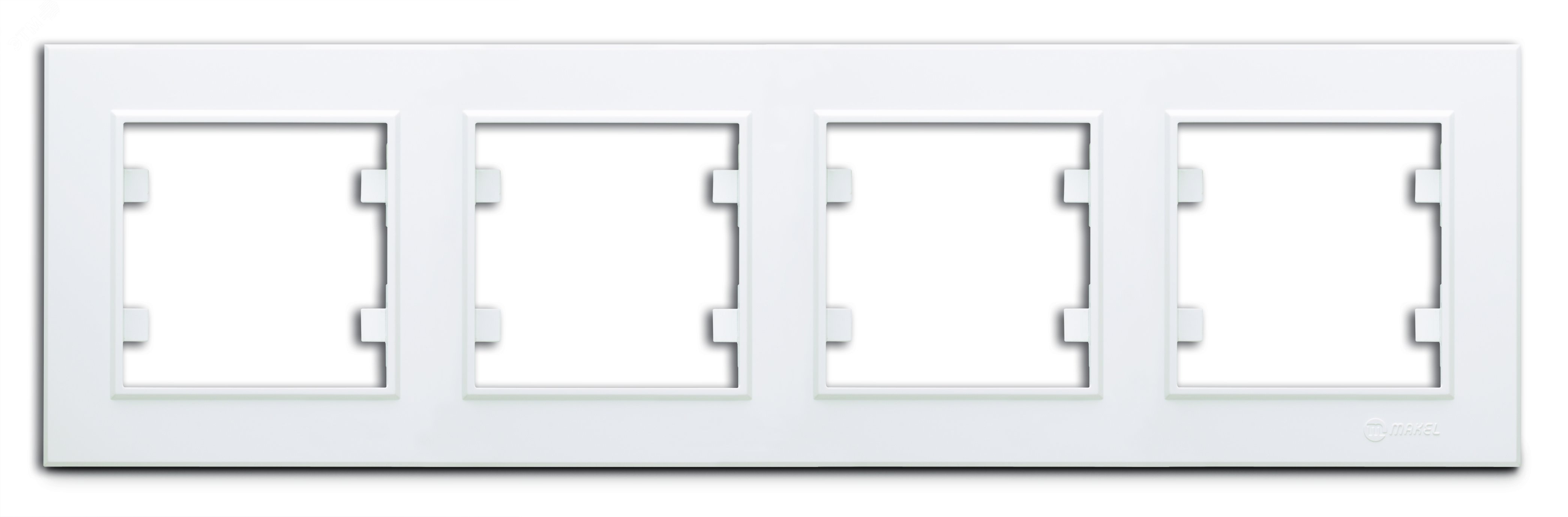 Изображение товара Рамка четырехпостовая KAREA горизонтальная белый (шт)