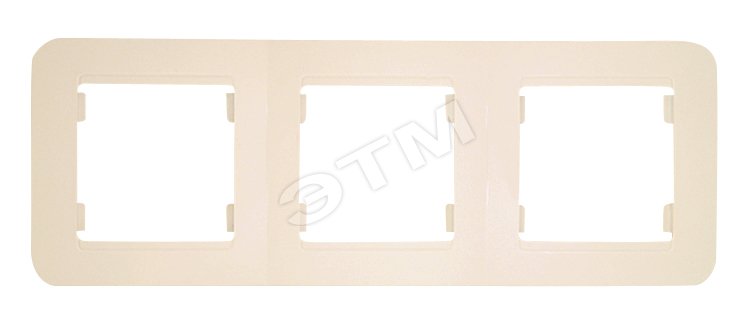 Изображение товара Маленькая бежевый рамка 3 постовая Makel Lillium S для фотографий и сертификатов