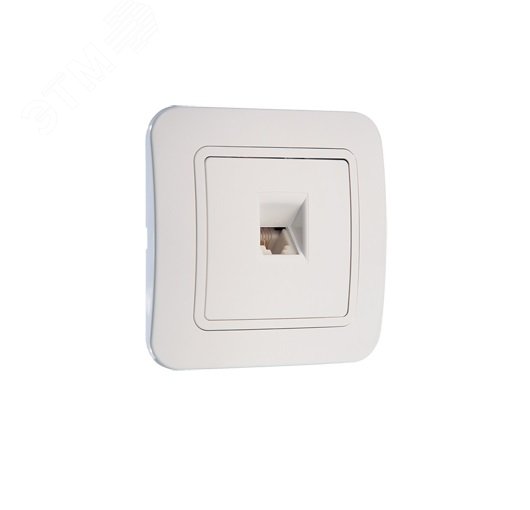 Изображение товара Розетка TF евро Lillium белая Makel скрытая монтаж IP20