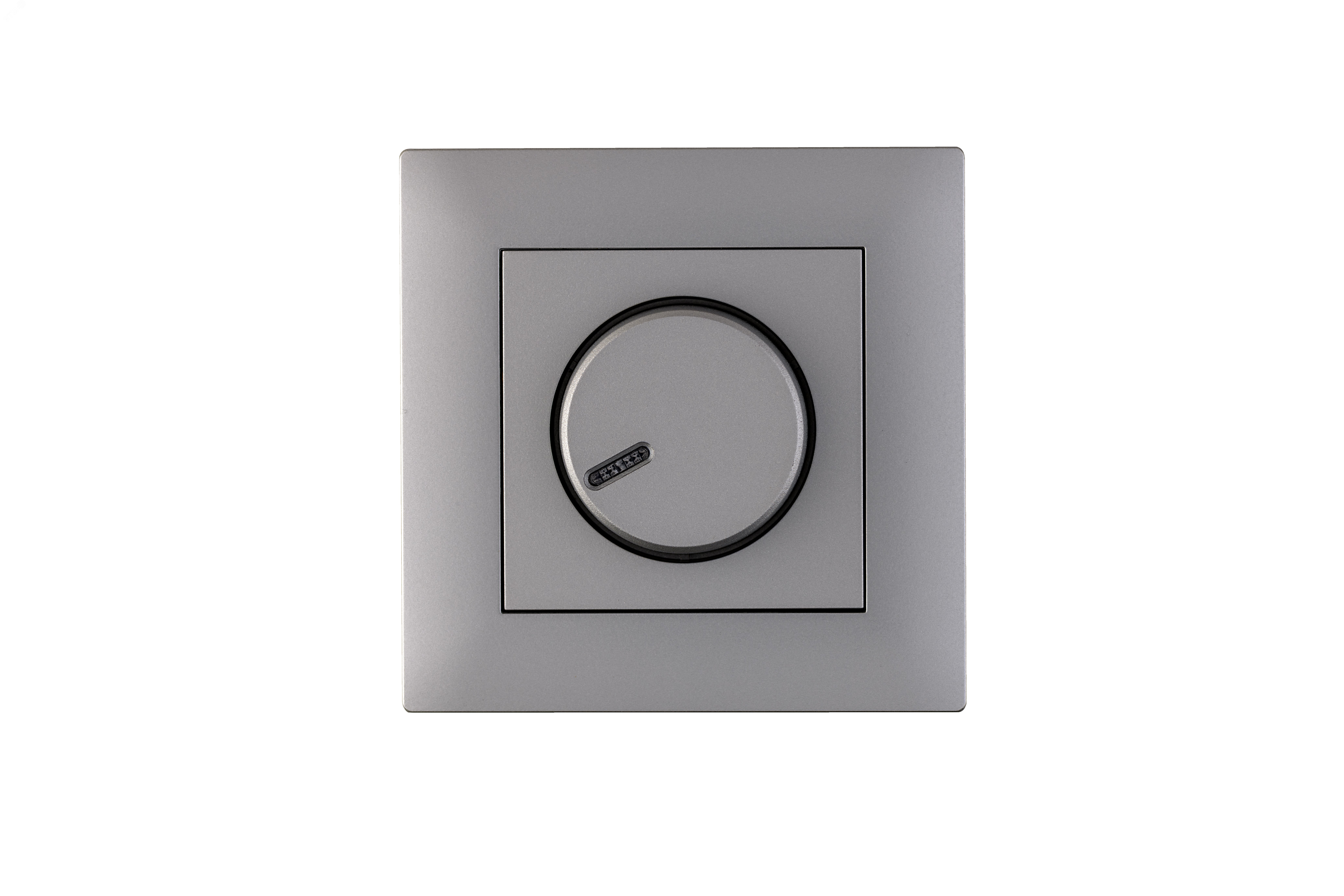 Изображение товара KAREA RIZZ STAR диммер серебро 600Вт 250В встроенный колесо