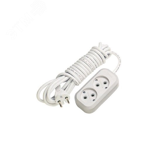 Изображение товара Удлинитель 2x5 м без заземления (шт)