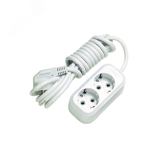 Изображение товара Удлинитель Makel 2x5 м с заземлением надежный электрический удлинитель