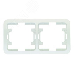 Изображение товара Mimoza Рамка 2 поста вертикальная белая (шт)