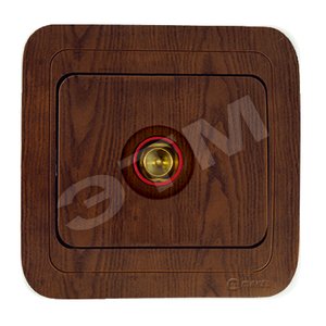 Изображение товара Mimoza Розетка телевизионная TV орех (шт)