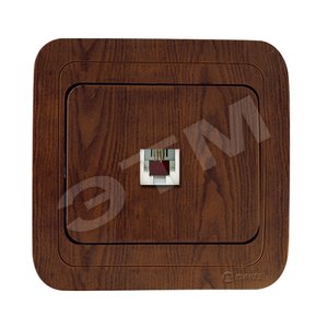 Изображение товара Mimoza Розетка телефонная TF евро орех (шт)