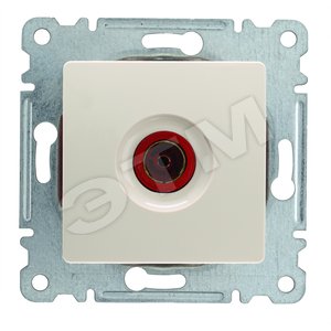 Изображение товара Lillium Розетка телевизионная TV проходная 12 дБ в рамку бежевая (шт)